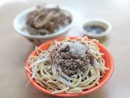 A Wan Fried Noodles with Pork Bone Soup